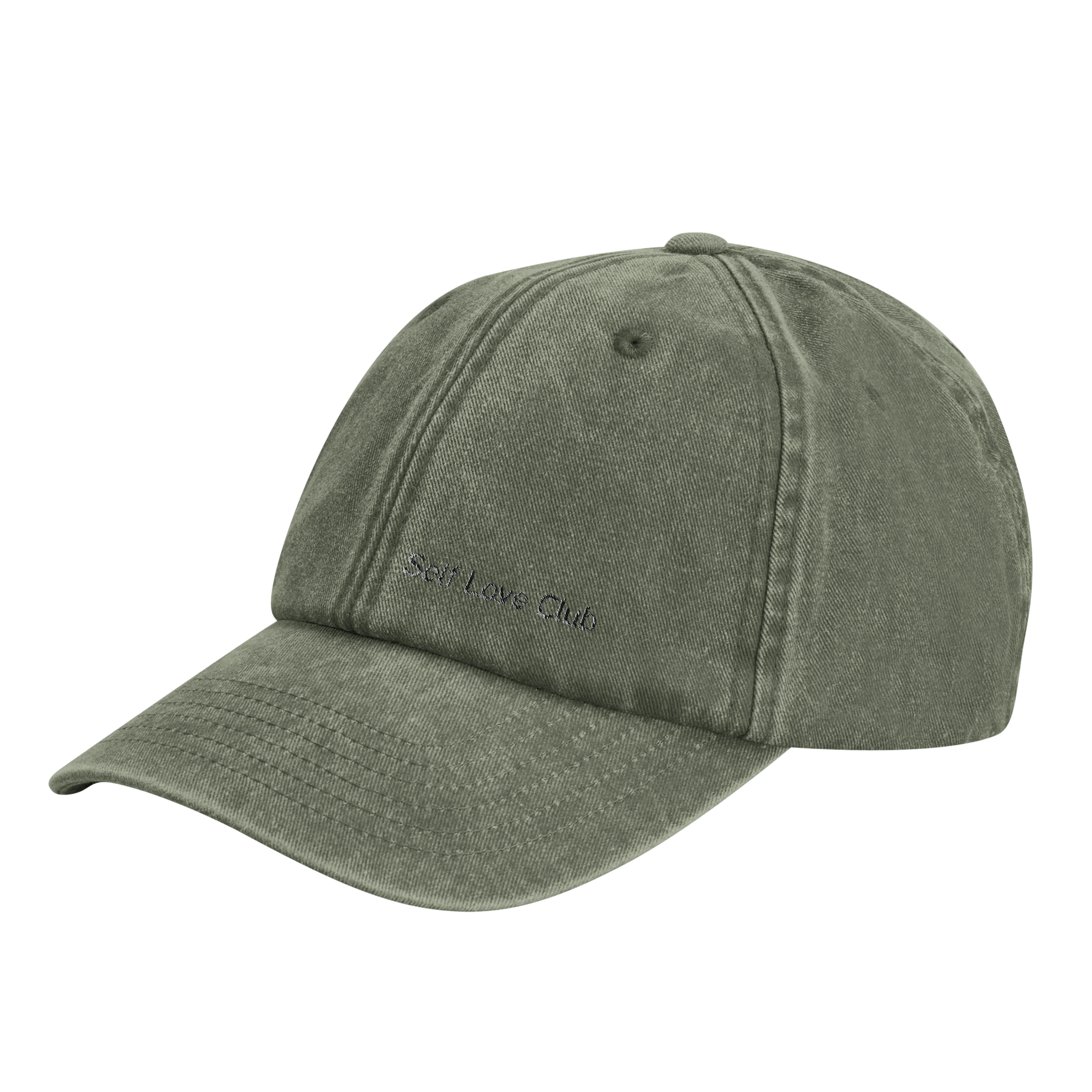 Self.Love.Club // Stick Front // Vintage Cotton Dad Hat | Beechfield B655